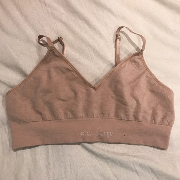 81% Merino Wool BRANWYN Essential Bralette in Light Nude Size XL - Picture 5 of 6